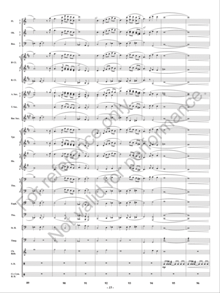 To Those Who Dream Concert Band scores gallery preview page 16