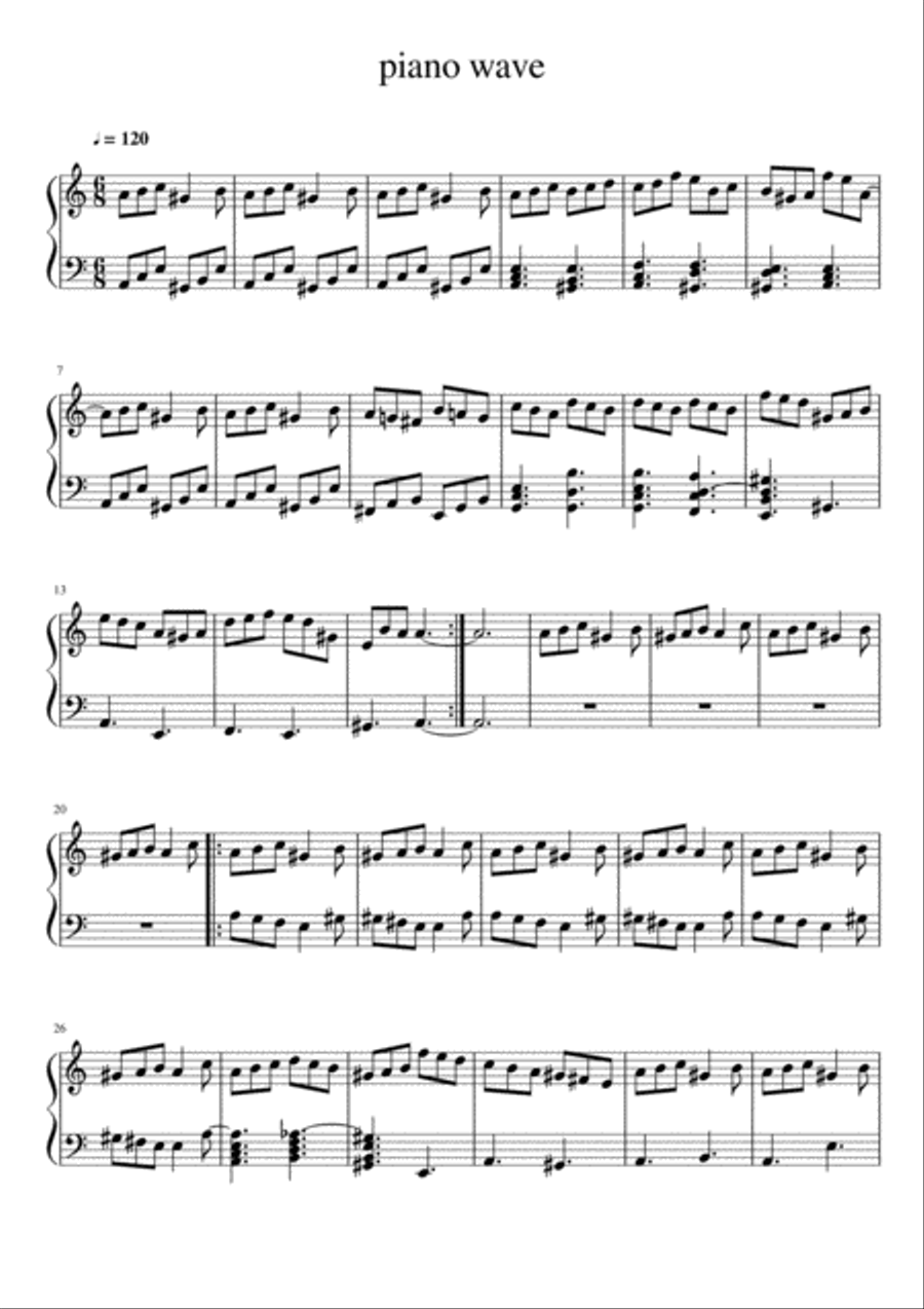 i love write music i love write music Small Ensemble scores gallery preview page 1
