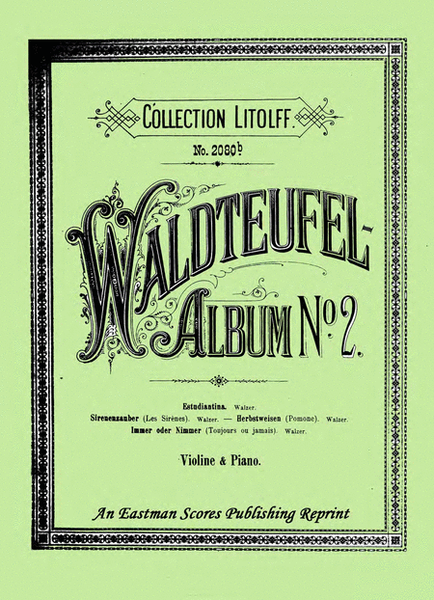 Album der beliebtesten Tanze : arrangirt fur Violine & Pianoforte ; arrangirt fur Flote & Pianoforte Vol.2
