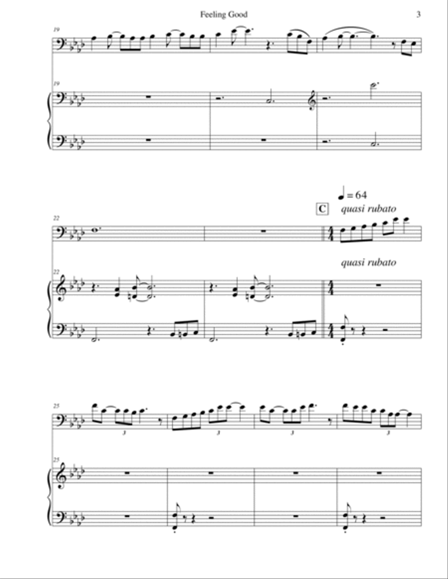 Feeling Good Viola scores gallery preview page 5