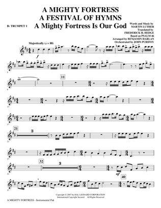 A Mighty Fortress - A Festival of Hymns - Bb Trumpet 1