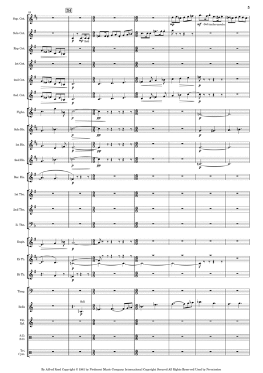 The Hounds Of Spring Brass Band scores gallery preview page 5