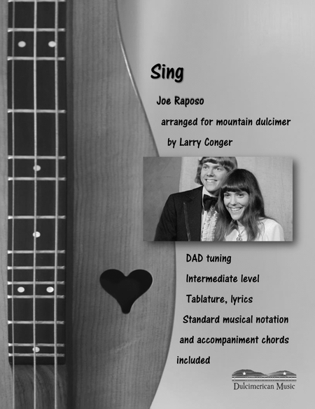 Sing by The Carpenters Dulcimer - Digital Sheet Music