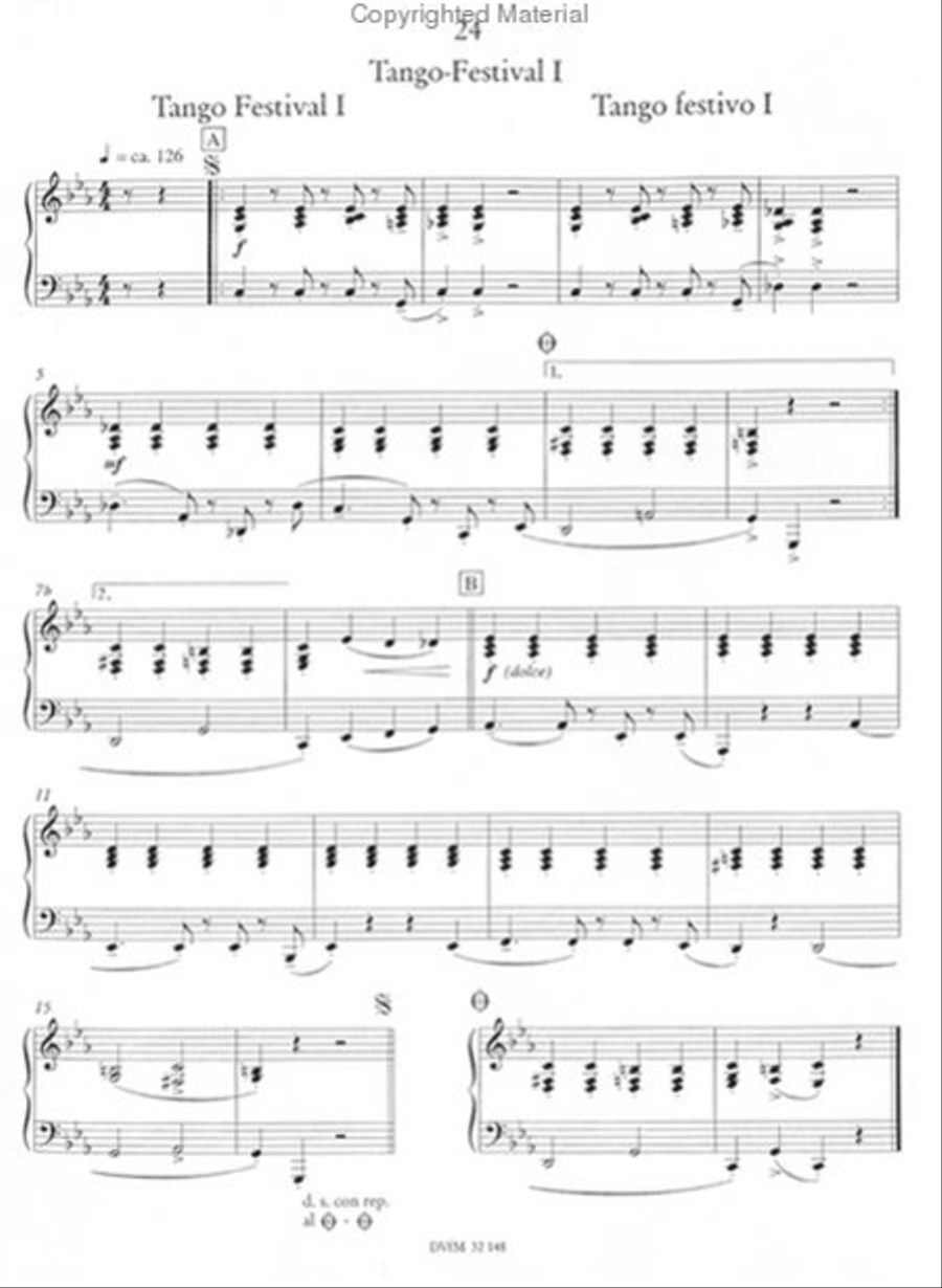 Mini Tango Mini Tango Piano Solo scores gallery preview page 2