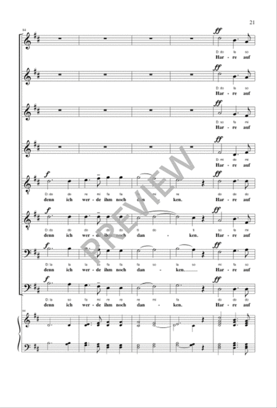 Richte mich, Gott Richte mich, Gott SSAATTBB scores gallery preview page 21