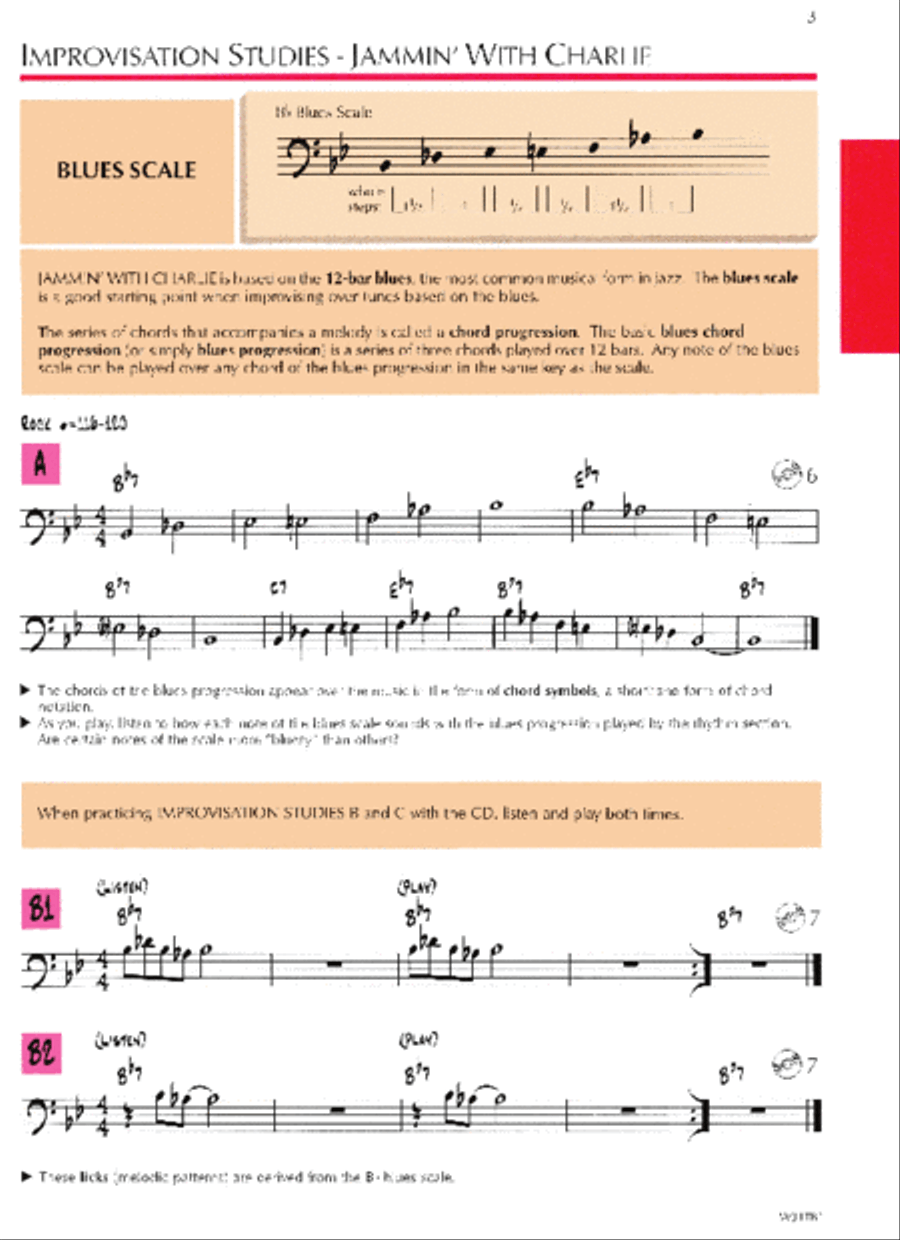 Standard of Excellence Jazz Ensemble Book 1, 1st Trombone Jazz Ensemble scores gallery preview page 2