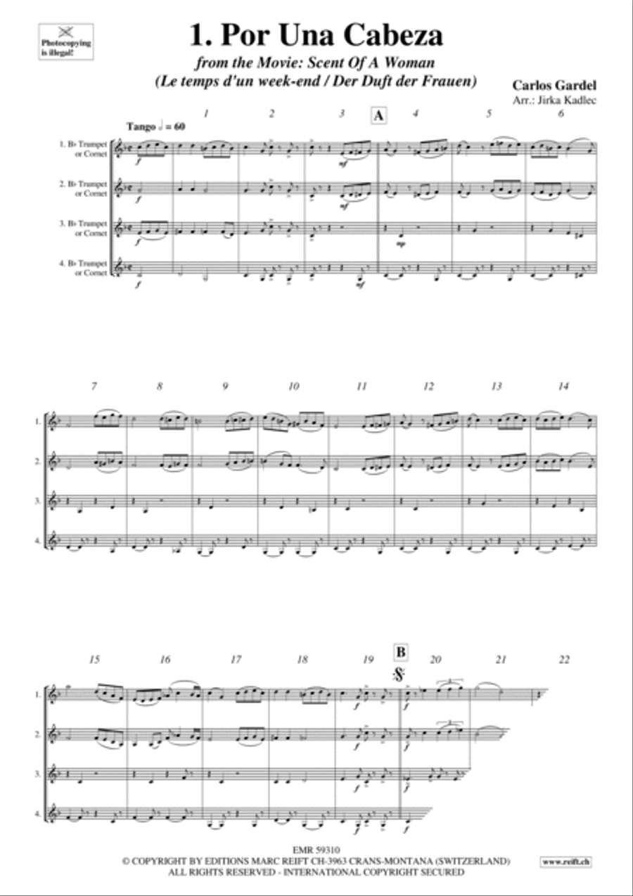 Trumpet Quartet Collection Volume 7 Trumpet scores gallery preview page 3