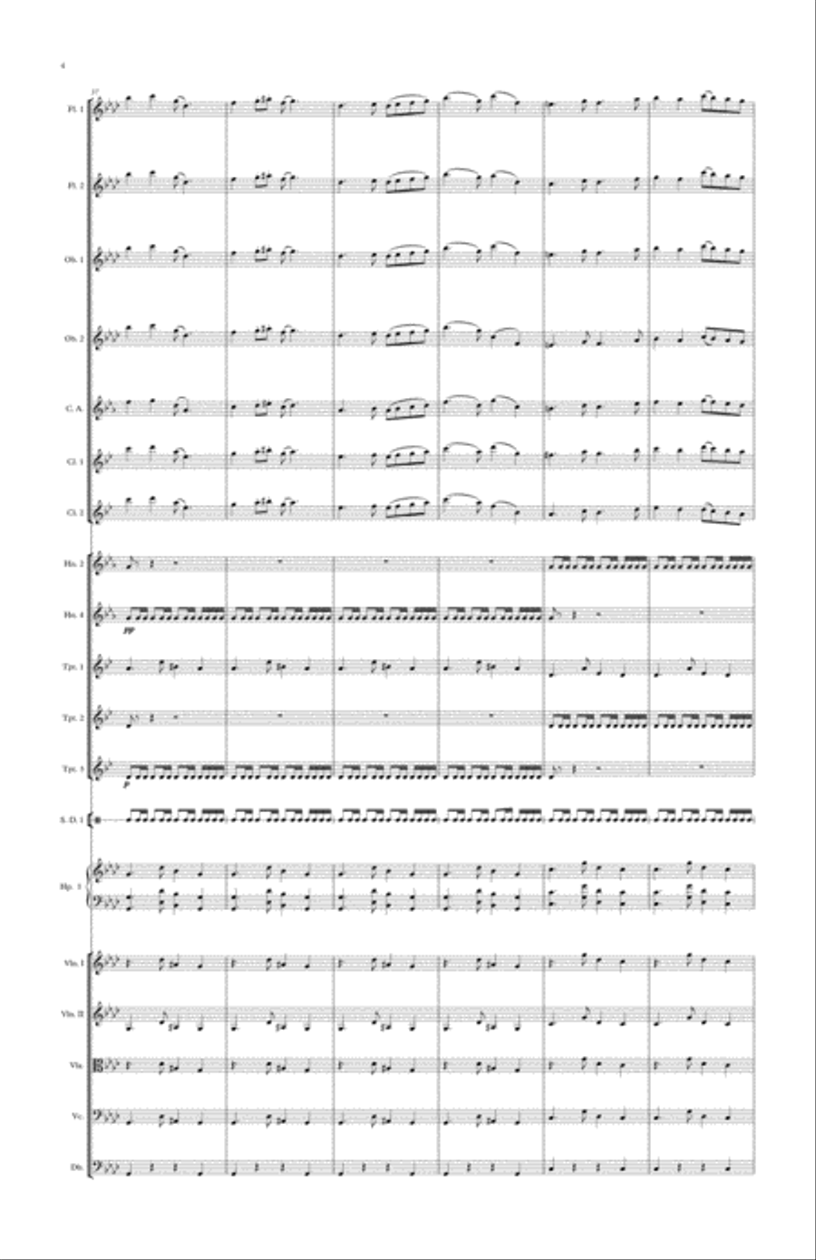 The Dromrdairies Tale Full Orchestra scores gallery preview page 6