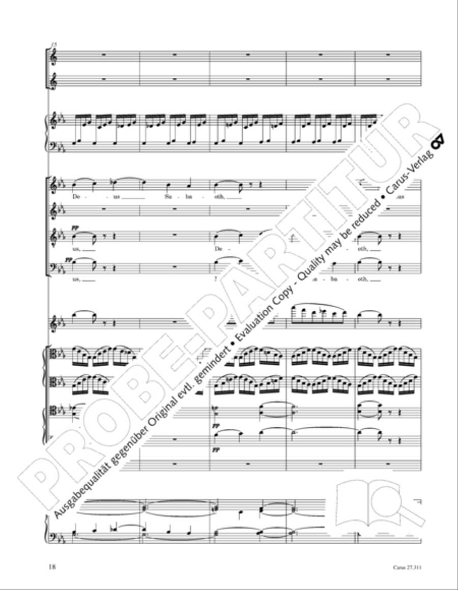 Requiem - church version (Requiem. Fassung mit kleinem Orchester) 4-Part scores gallery preview page 34