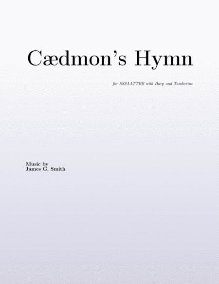 Caedmon's Hymn