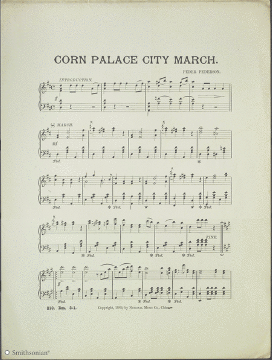 Corn Palace City March Piano Solo scores gallery preview page 2