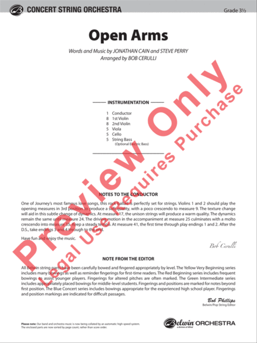Open Arms String Orchestra scores gallery preview page 2