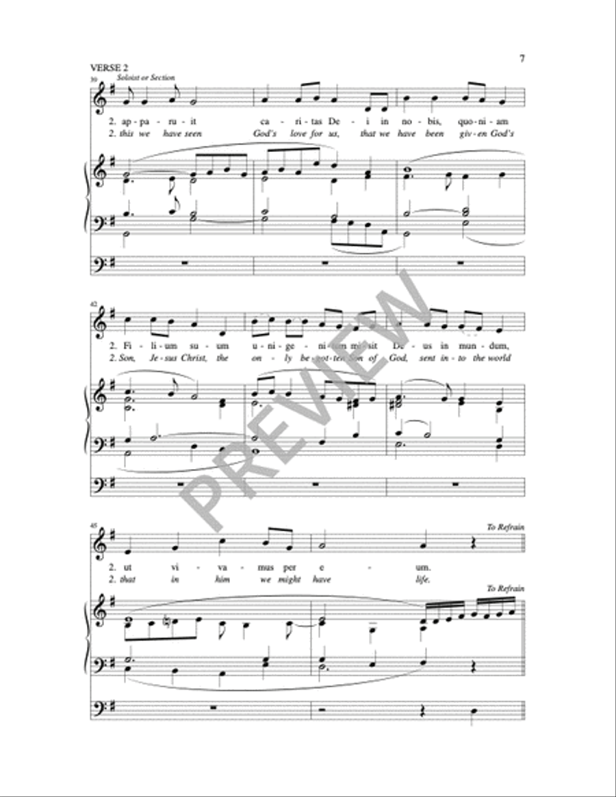 Deus Caritas Est 4-Part scores gallery preview page 14