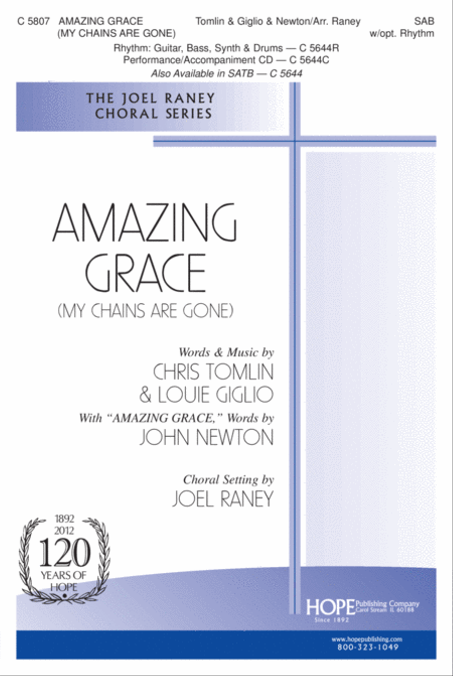 Amazing Grace (My Chains Are Gone) 3-Part scores gallery preview page 2