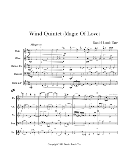Wind Quintet (Magic of Love) image number null