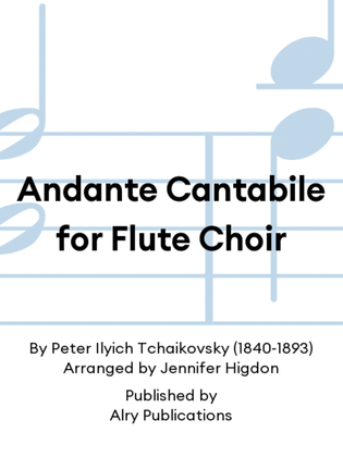 Andante Cantabile for Flute Choir