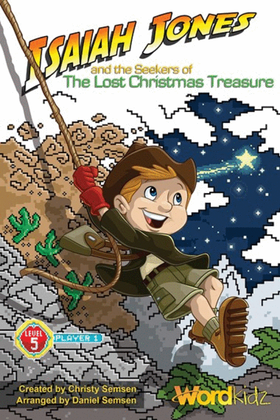 Book cover for Isaiah Jones and the Seekers of The Lost Christmas Treasure - Choral Book