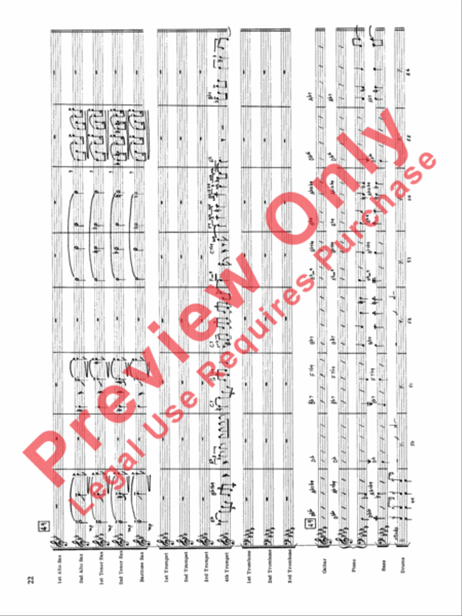 Original Big Band Sounds Big Band scores gallery preview page 23