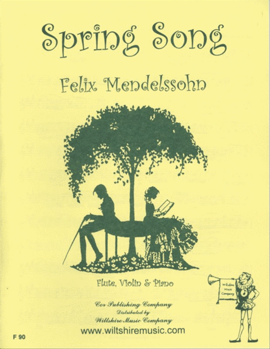 Spring Song Flute scores gallery preview page 1