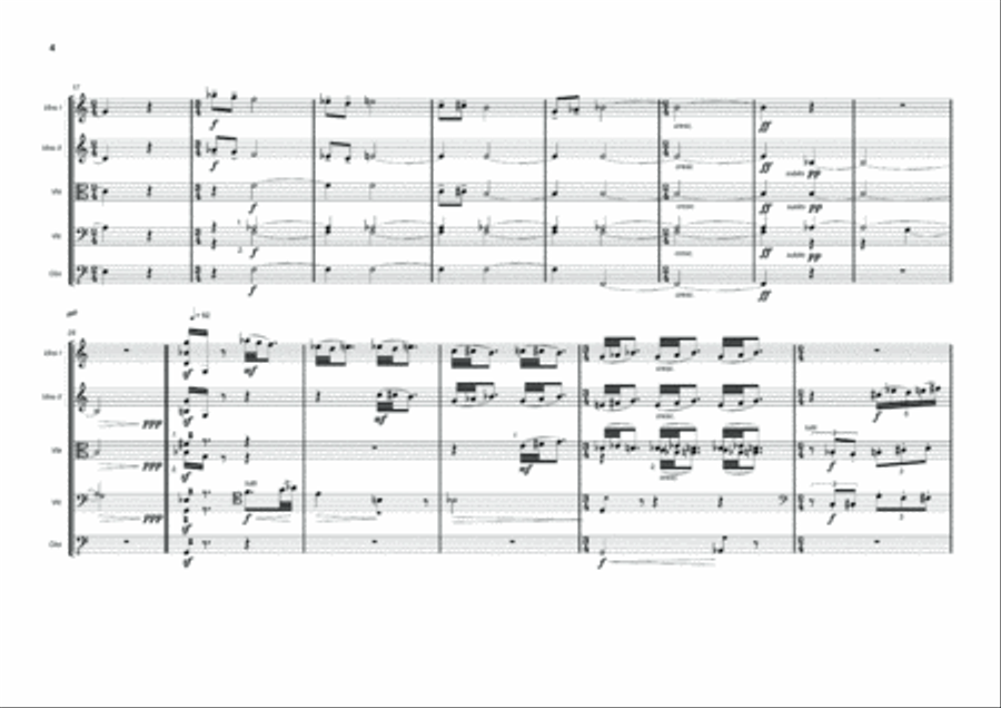Point Line Spot (for String Orchestra) String Orchestra scores gallery preview page 5