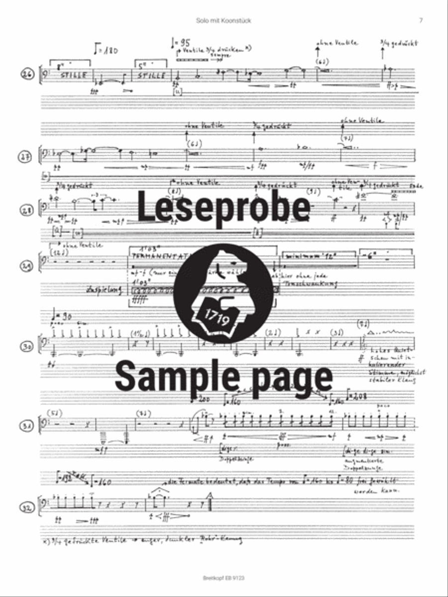 Solo mit Koonstück Tuba scores gallery preview page 5