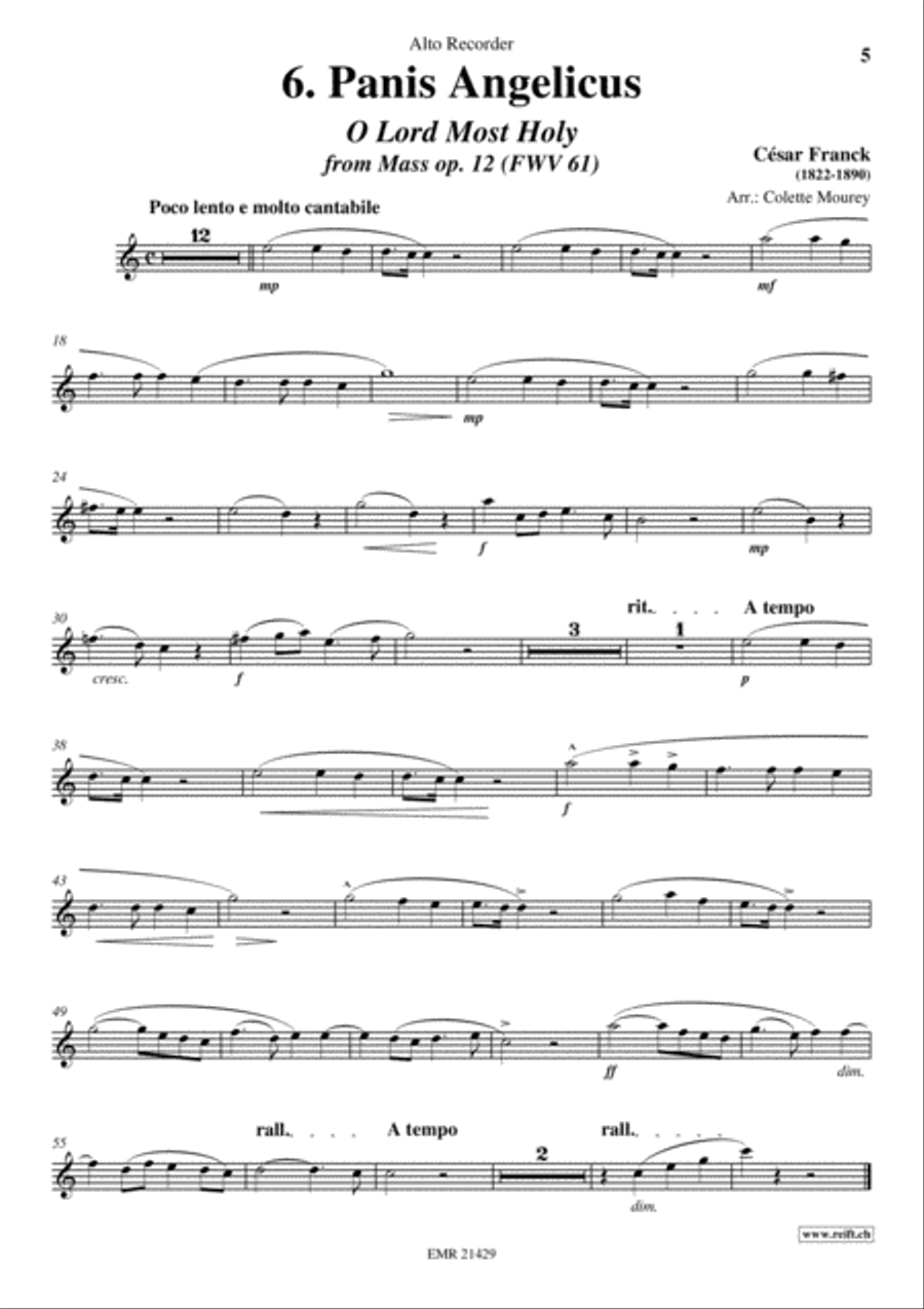 20 Greatest Wedding Solos Alto Recorder scores gallery preview page 6