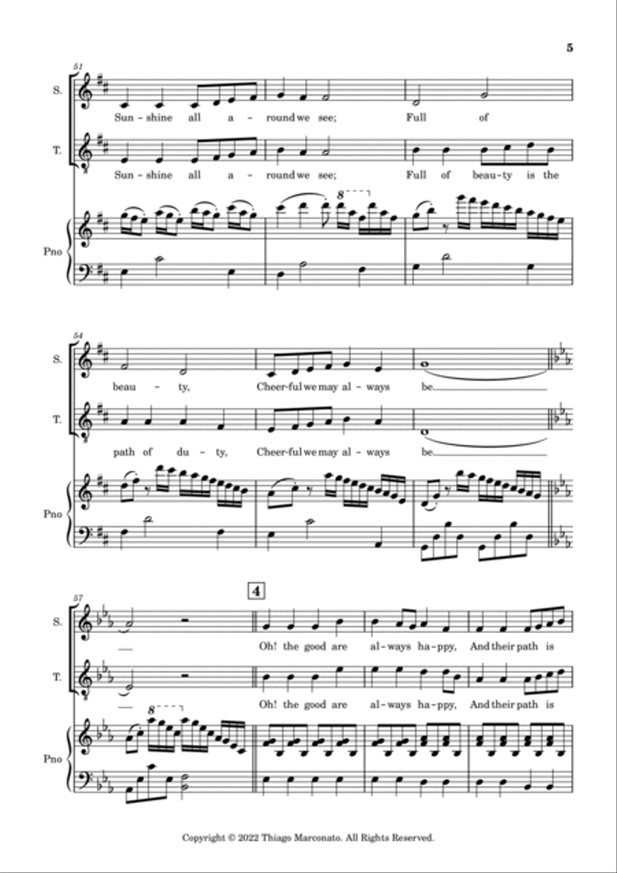 Always Cheerful Chamber Music scores gallery preview page 5
