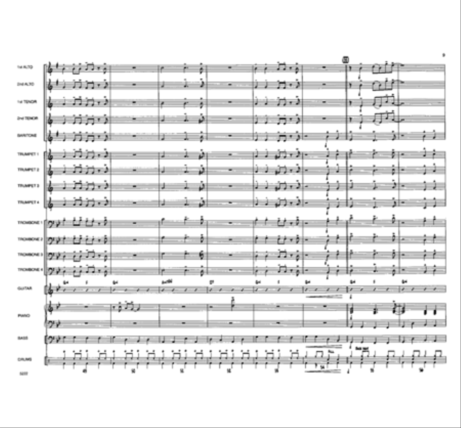 Are You Ready? Jazz Ensemble scores gallery preview page 8