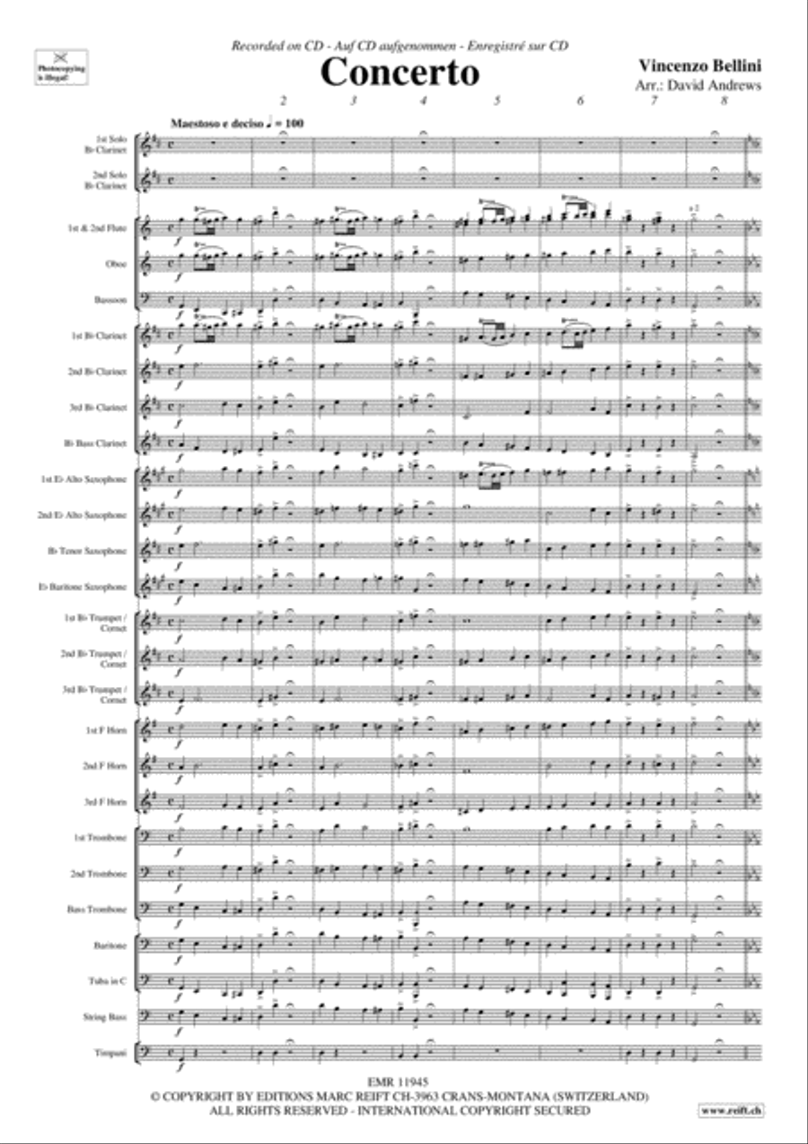 Concerto Concert Band scores gallery preview page 3