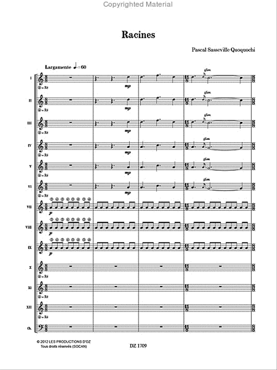 Racines Racines Classical Guitar scores gallery preview page 2