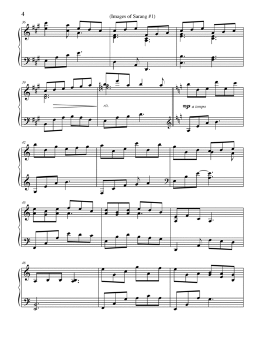 Images of Sarang, Vol. I Piano Solo scores gallery preview page 4