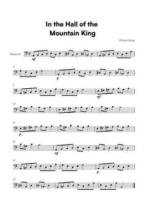 Edvard Grieg - In the Hall of the Mountain King (for Bassoon Solo)