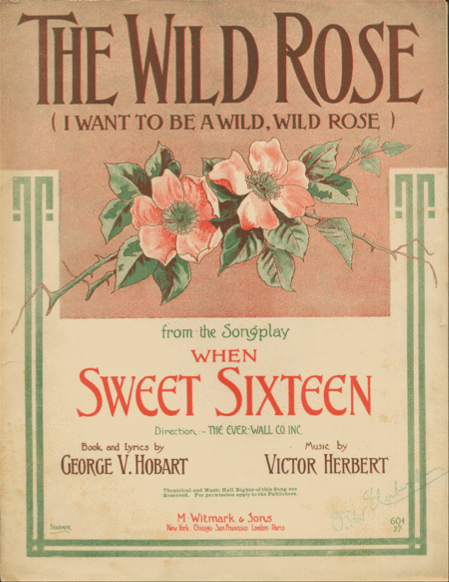 The Wild Rose (I Want to Be a Wild, Wild Rose) Voice scores gallery preview page 1