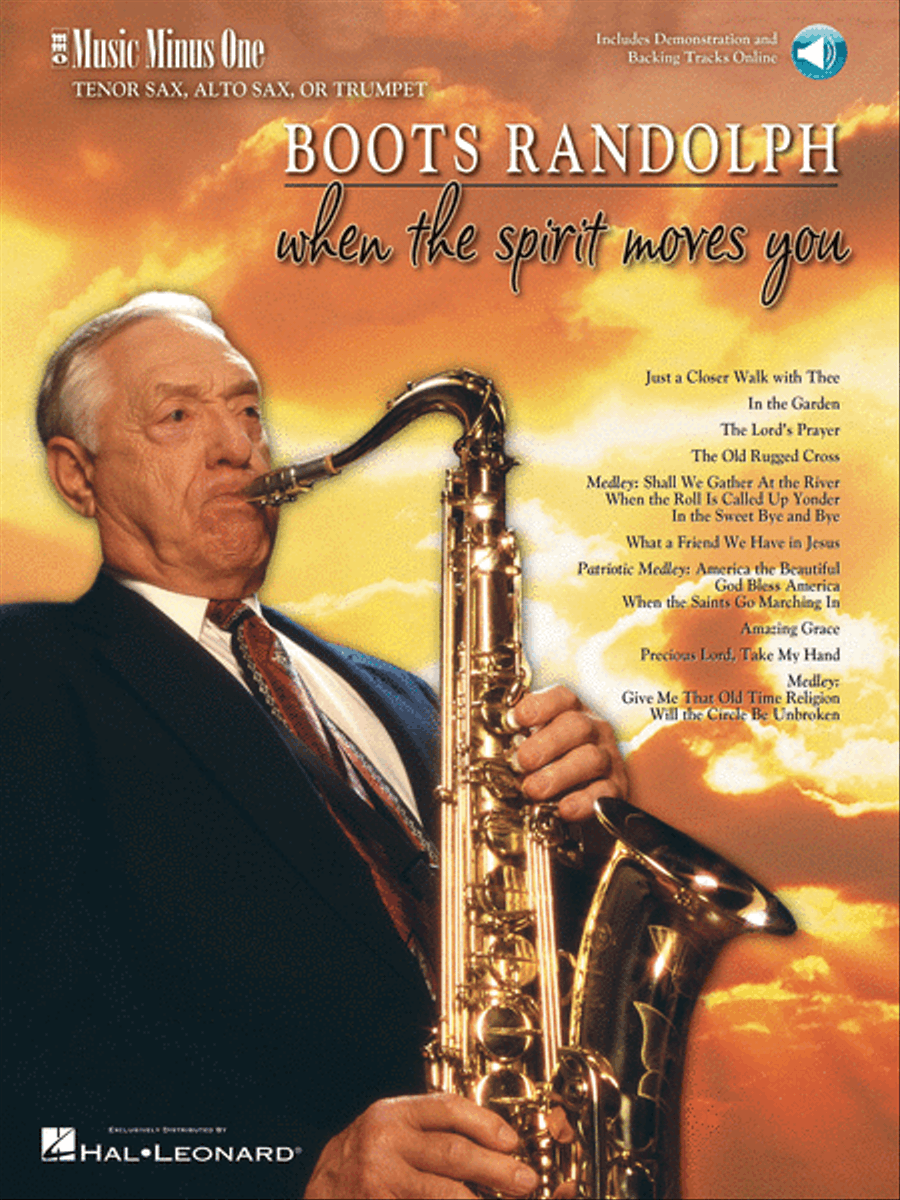 Boots Randolph – When the Spirit Moves You Tenor Saxophone scores gallery preview page 1