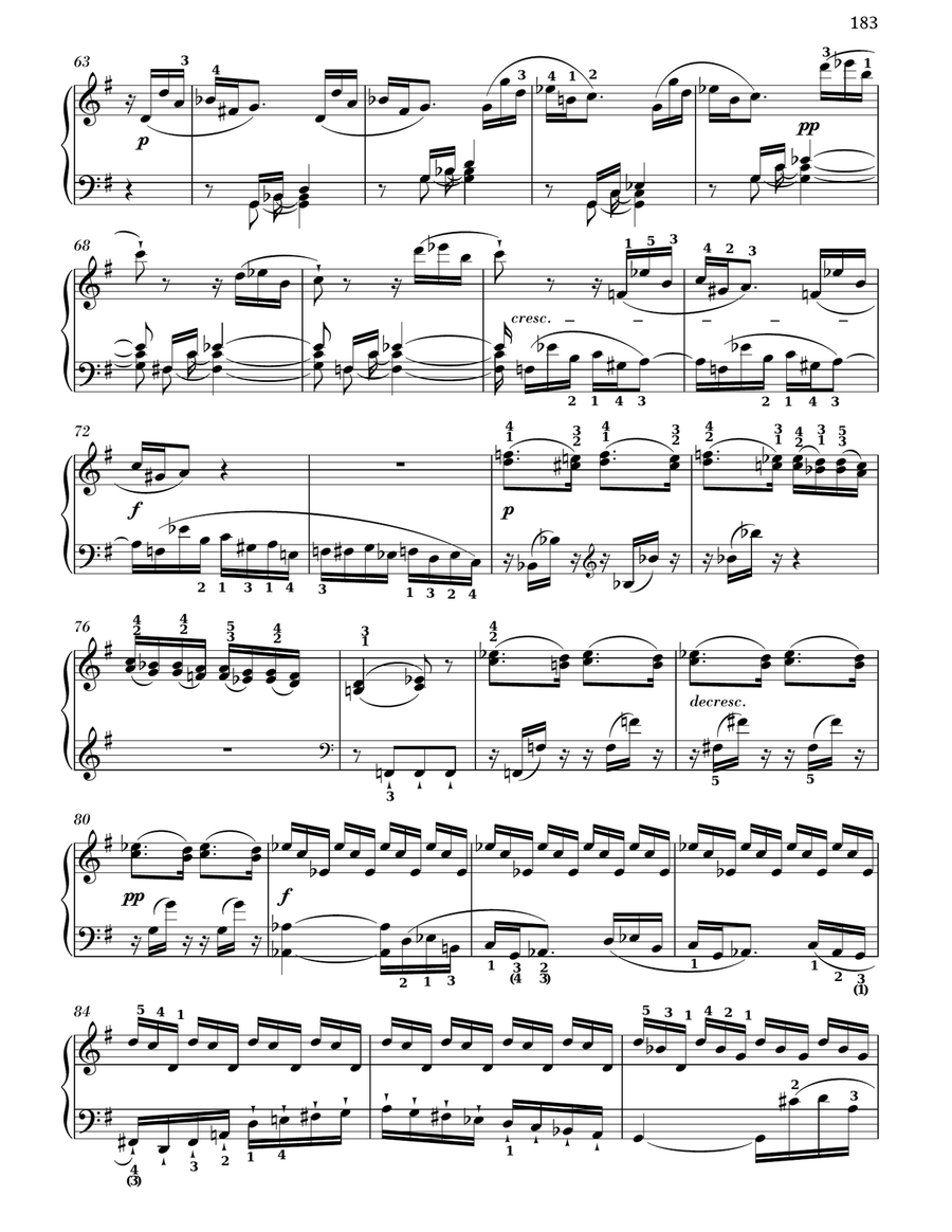 Piano Sonata No. 10 In G Major, Op. 14, No. 2 Piano Solo scores gallery preview page 3