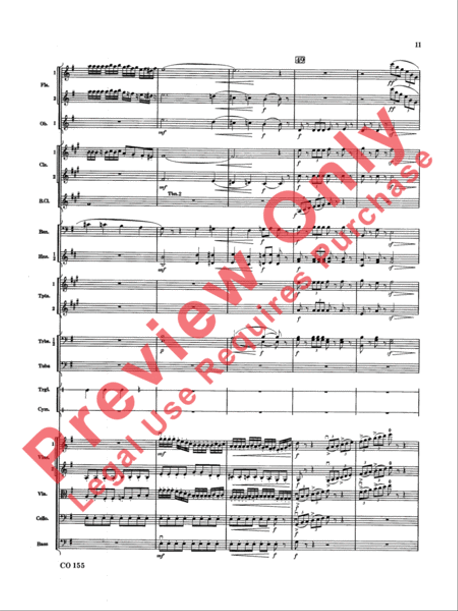 Nutcracker Set 2-march/trepak Full Orchestra scores gallery preview page 12
