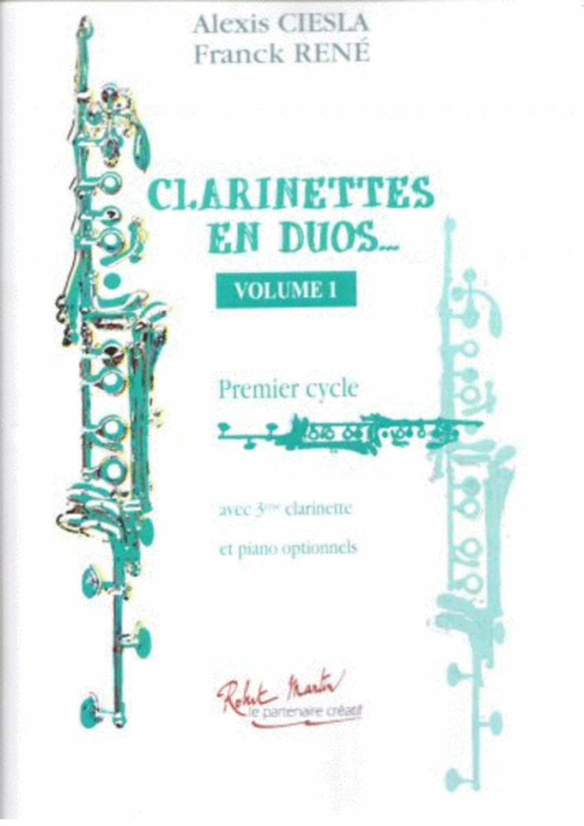 Clarinettes en duos vol.1 image number null