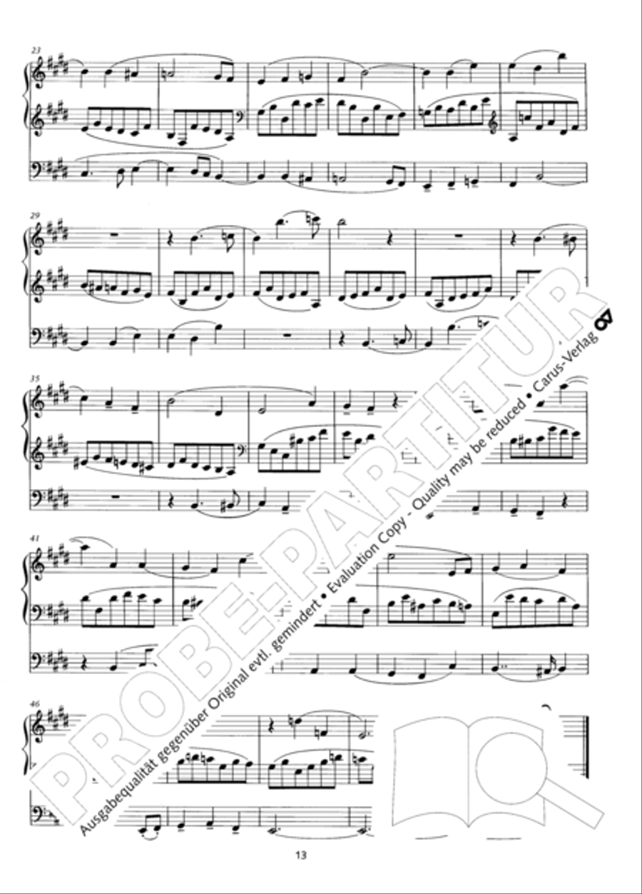 Zwolf Trios fur die Orgel Organ Solo scores gallery preview page 14