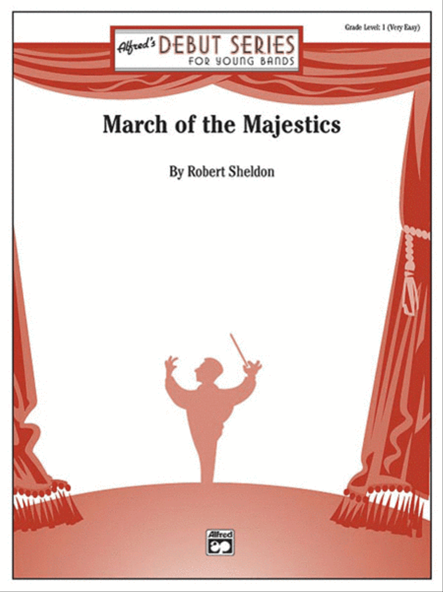 March of the Majestics Concert Band scores gallery preview page 1