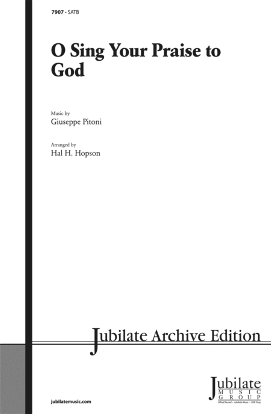O Sing Your Praise to God 4-Part scores gallery preview page 1