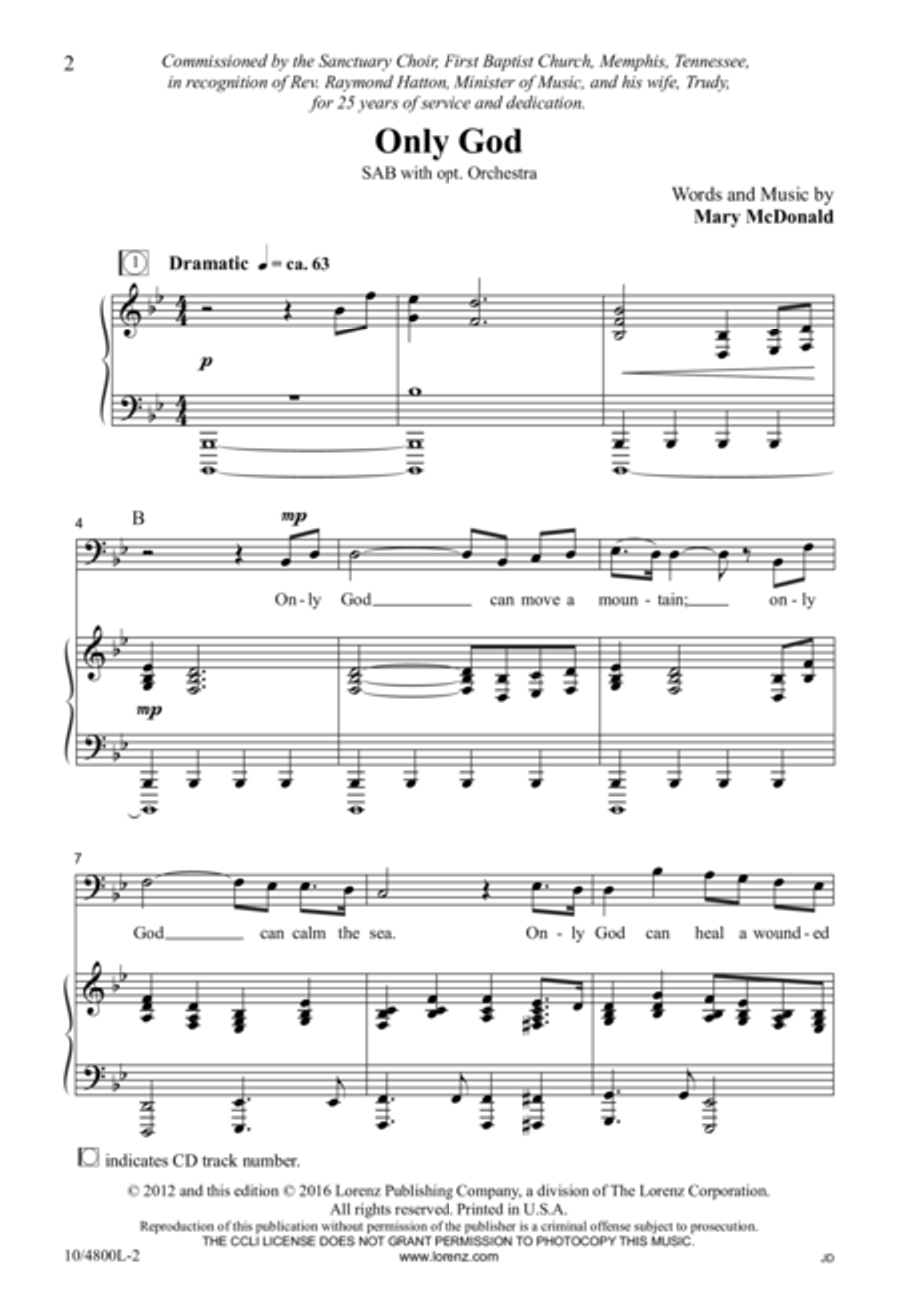 Only God Only God 3-Part scores gallery preview page 2