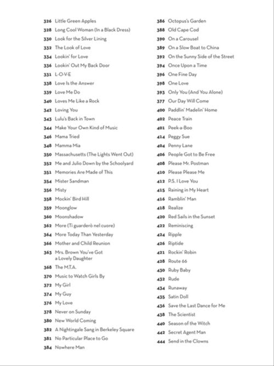 The Ultimate Ukulele Fake Book Piano scores gallery preview page 5