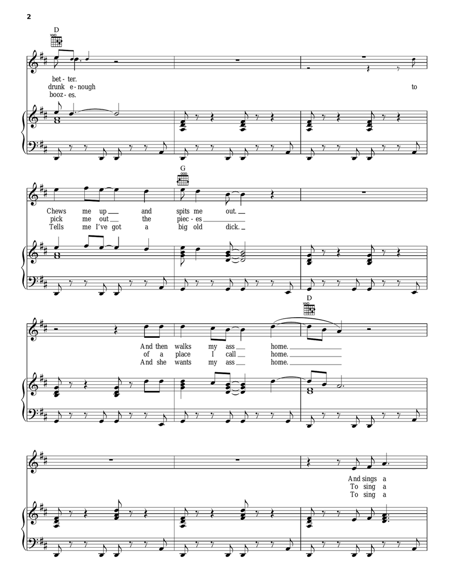 Mi Amigo Piano, Vocal, Guitar scores gallery preview page 2