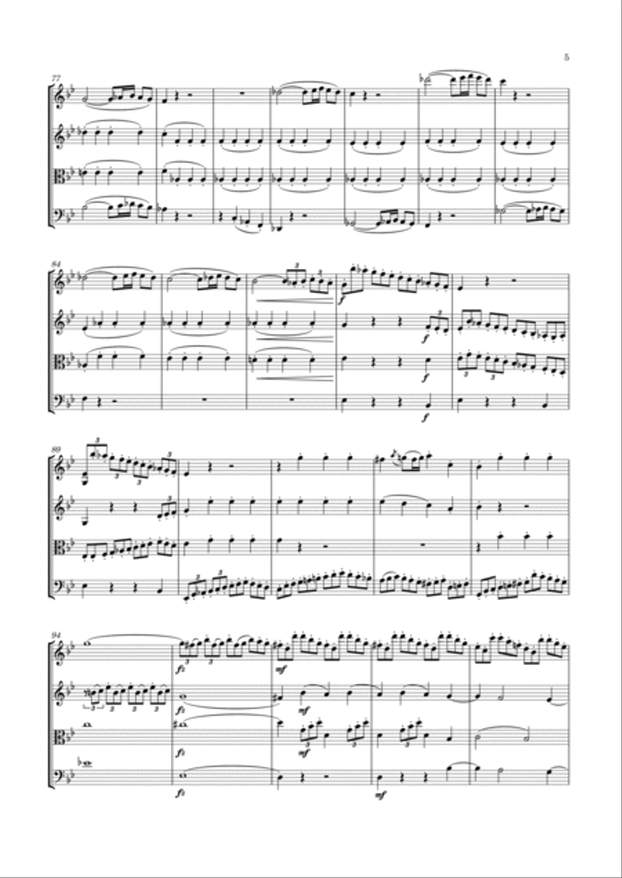 Haydn - String Quartet in B flat major, Hob.III:44 ; Op.50 No.1 · 