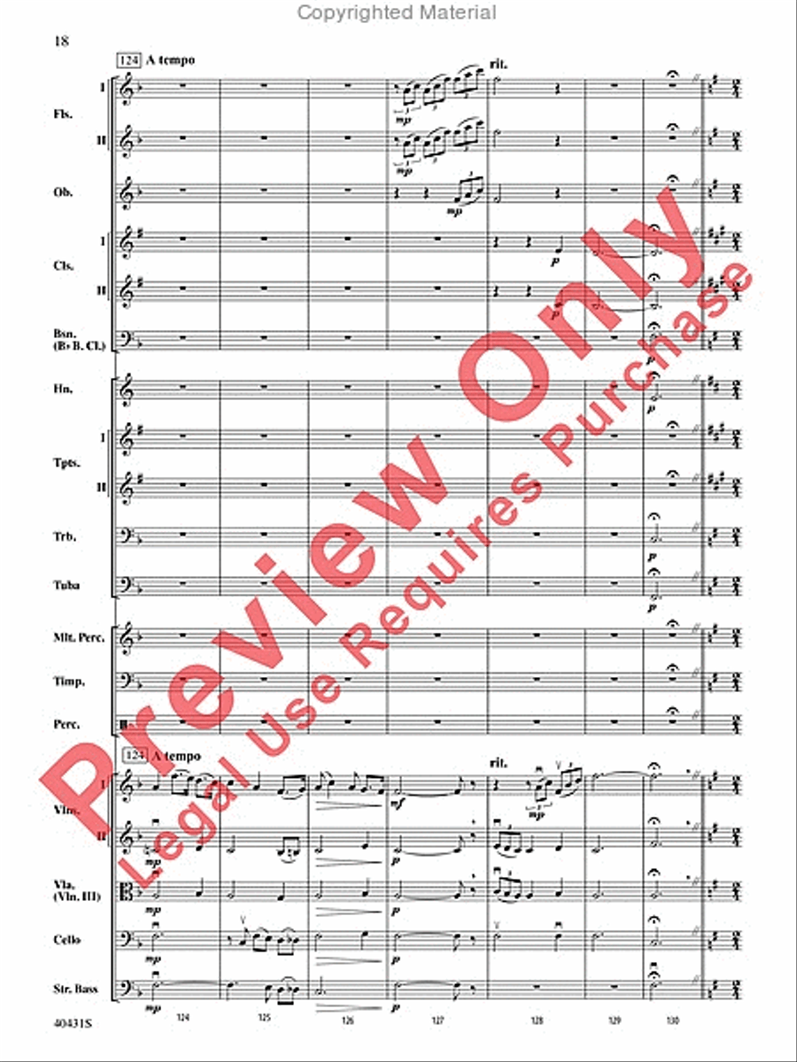 Leroy Anderson's Irish Suite, Part 2 (Themes from) Full Orchestra scores gallery preview page 19