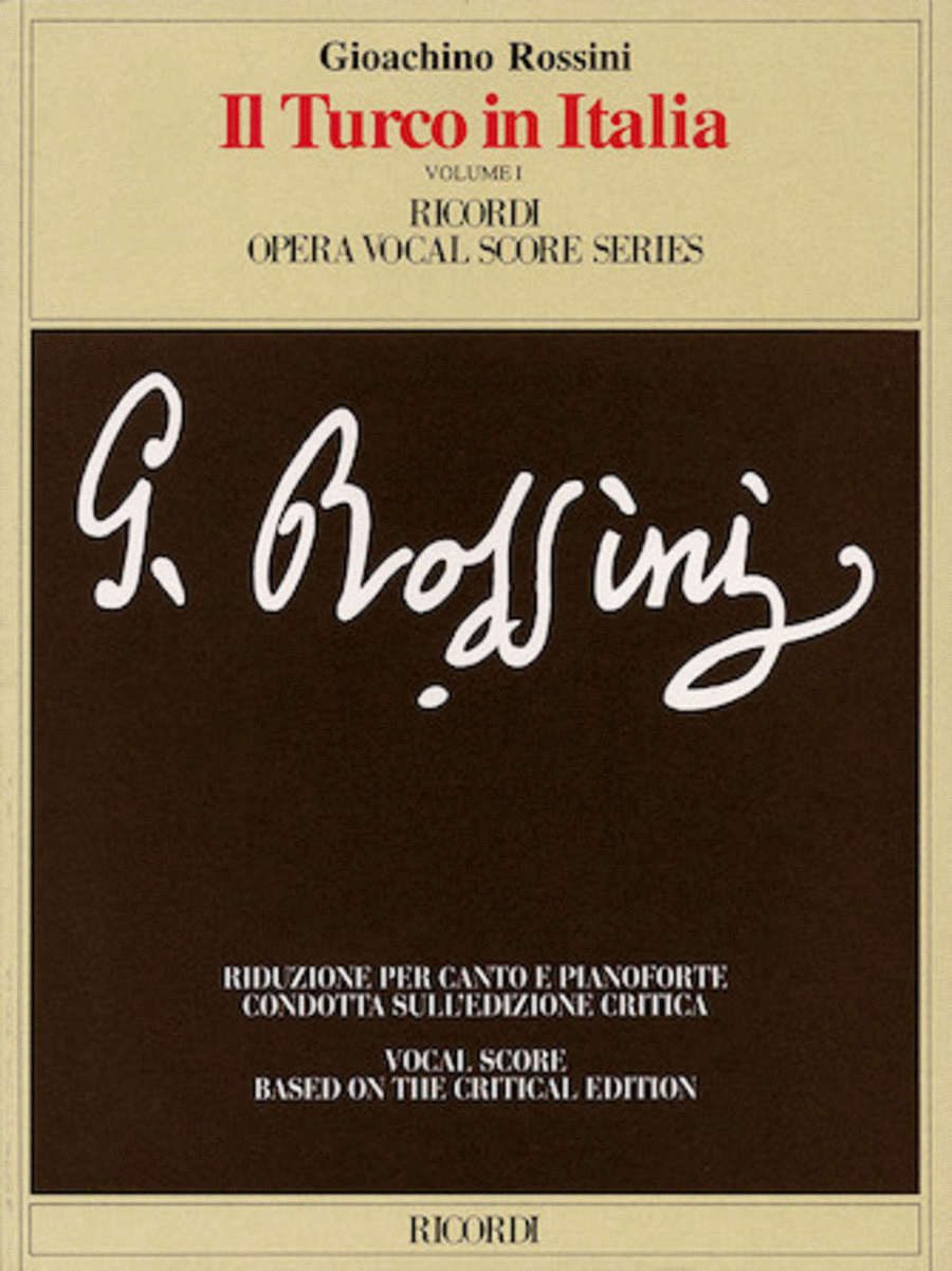 Il Turco in Italia Voice scores gallery preview page 1