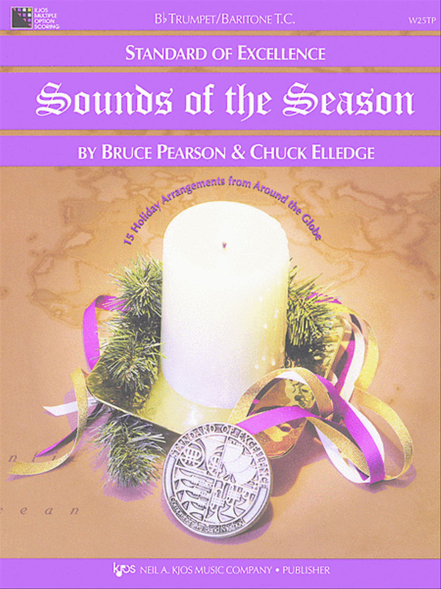 Standard of Excellence: Sounds of the Season-Trumpet/Baritone T.C. Concert Band Methods scores gallery preview page 1