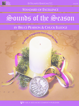 Book cover for Standard of Excellence: Sounds of the Season-Trumpet/Baritone T.C.