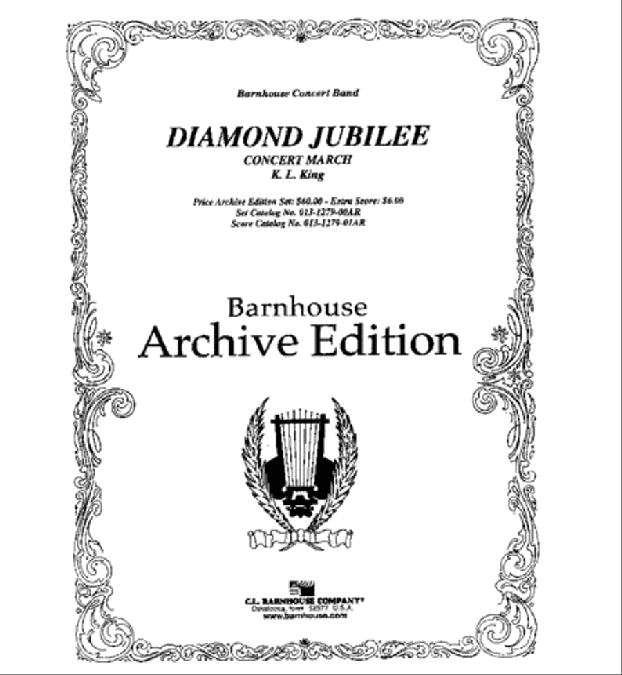 Diamond Jubilee Concert Band scores gallery preview page 2