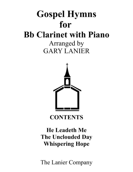 Gospel Hymns for Bb Clarinet (Clarinet with Piano Accompaniment) image number null